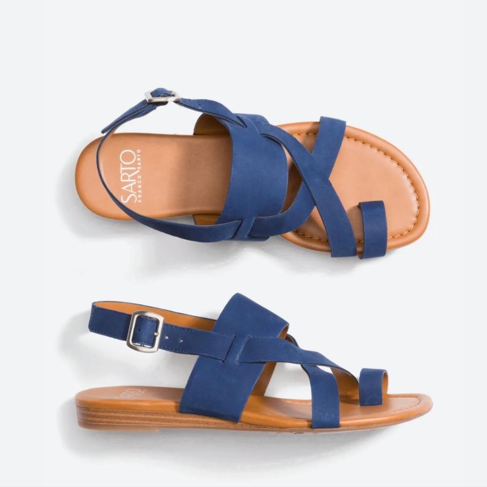 SARTO Gia Suede Sandal. Excellent condition from when purchased.